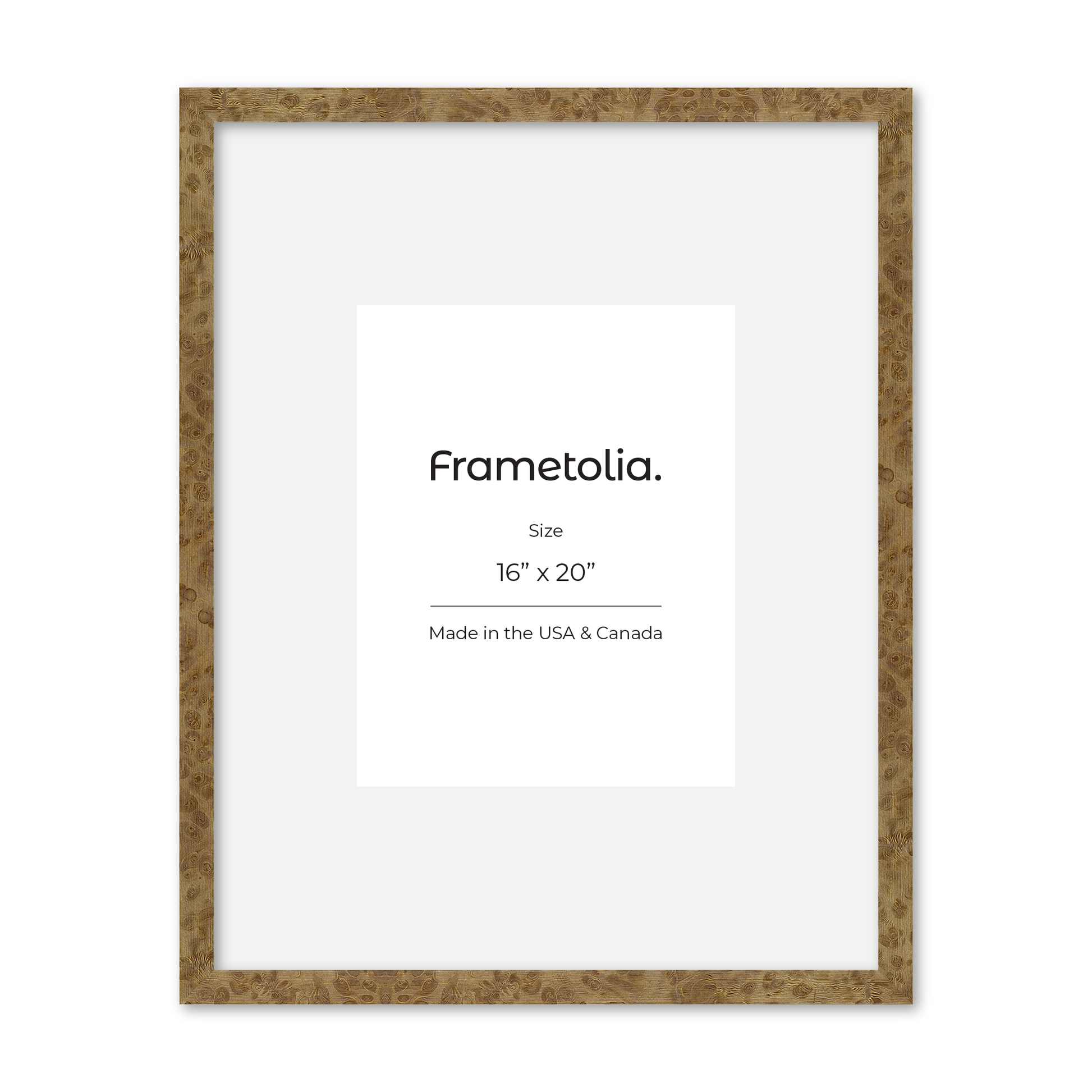 16" x 20" Cream Vienna Wall Frame