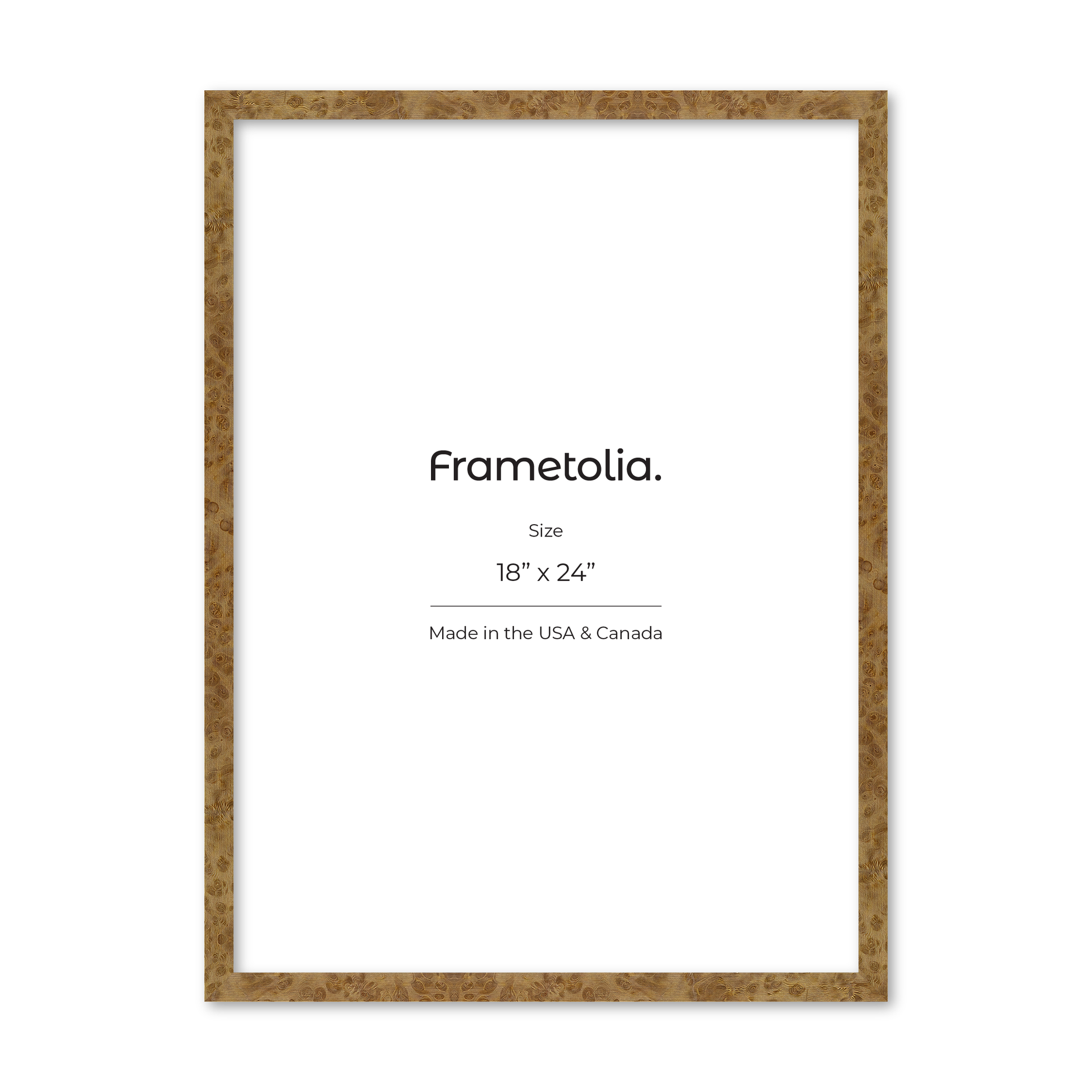 18" x 24" Cream Vienna Wall Frame