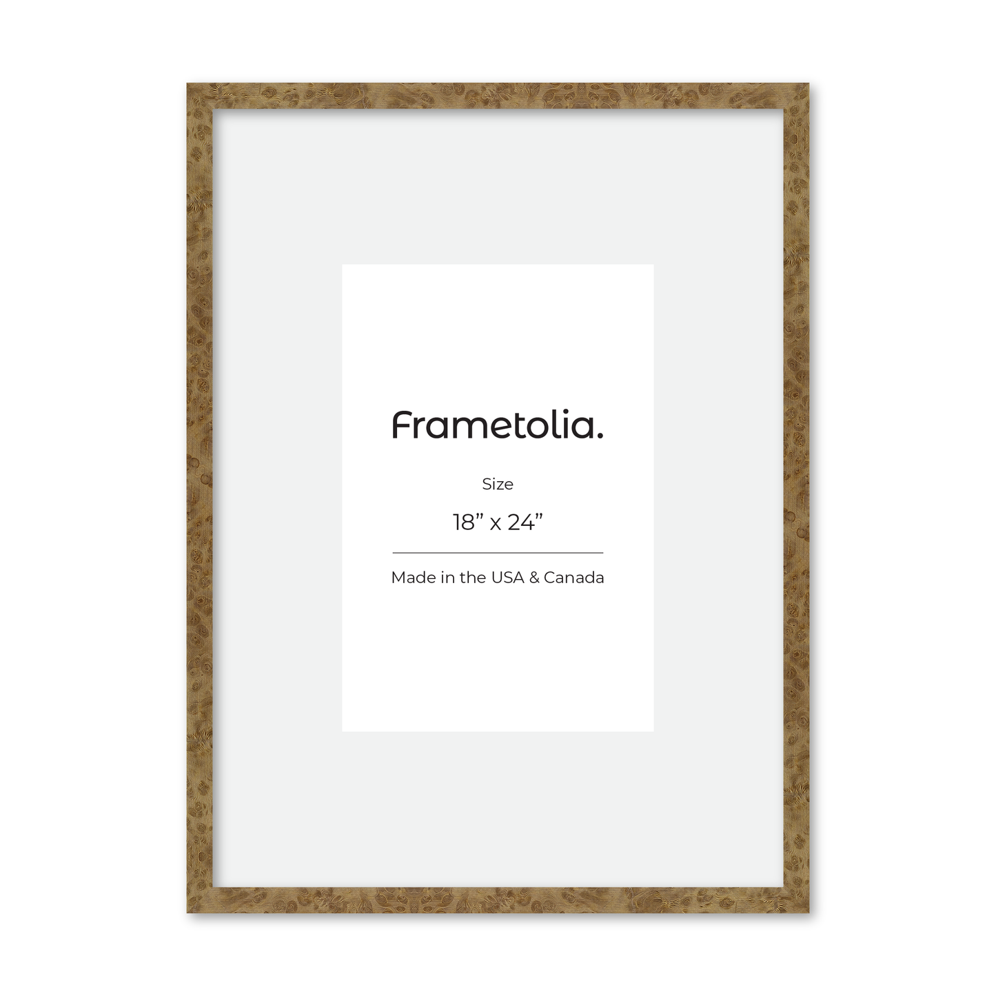 18" x 24" Cream Vienna Wall Frame