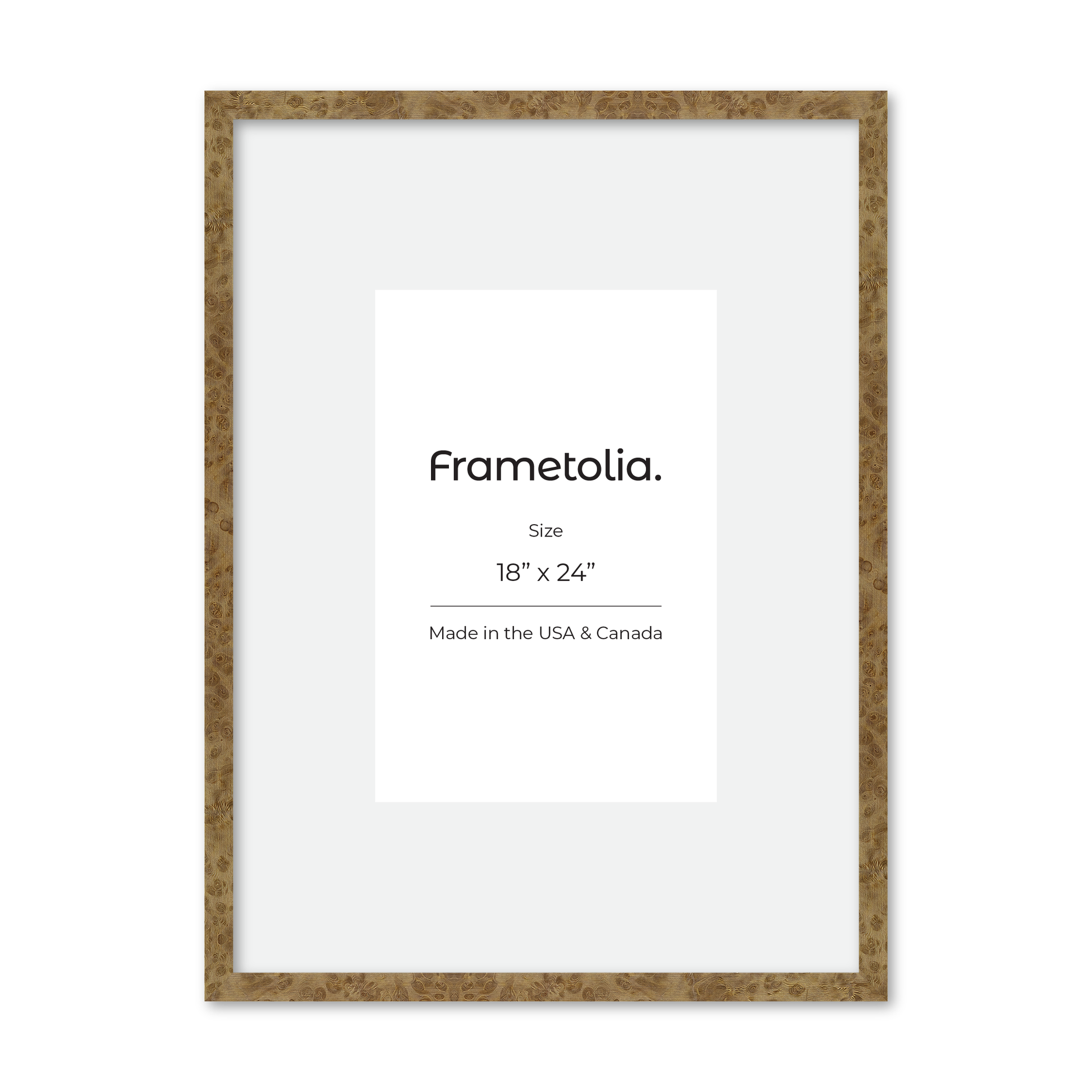 18" x 24" Cream Vienna Wall Frame