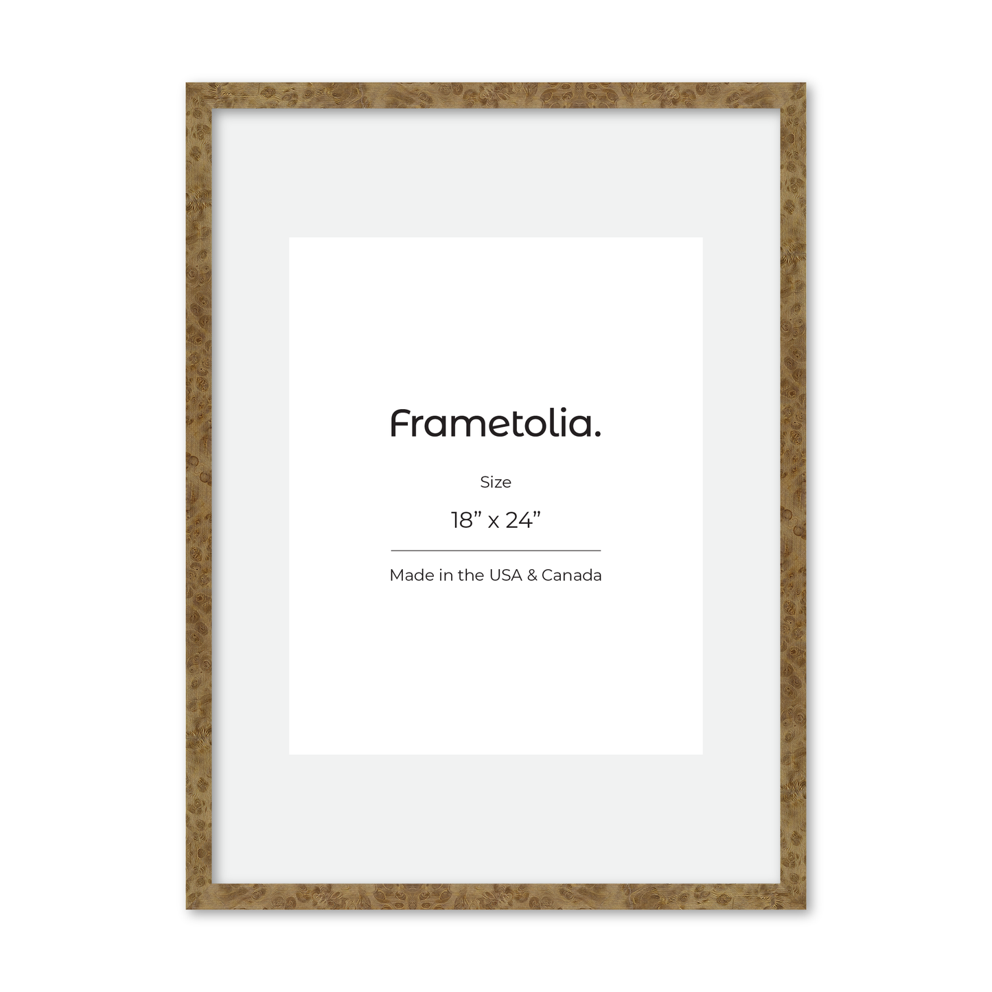 18" x 24" Cream Vienna Wall Frame