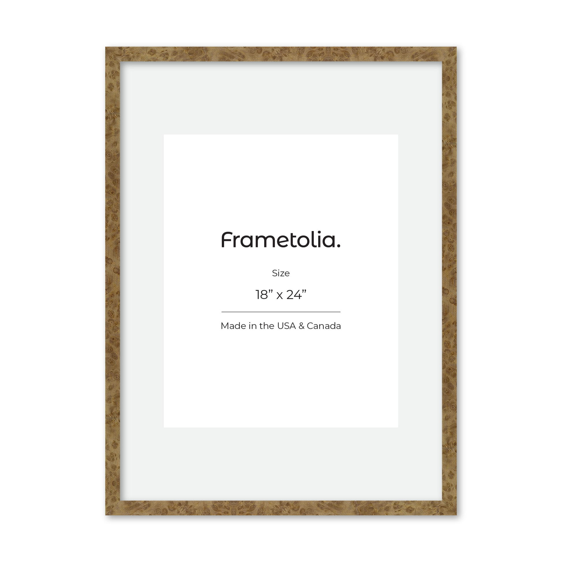 18" x 24" Cream Vienna Wall Frame