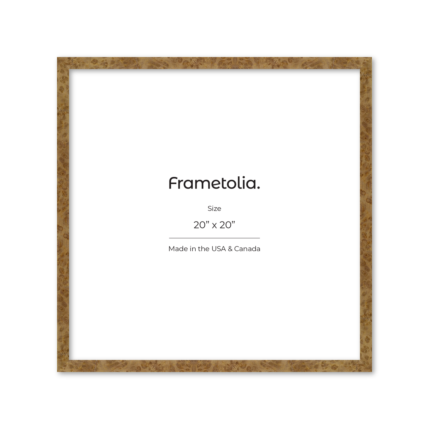 20" x 20" Cream Vienna Wall Frame