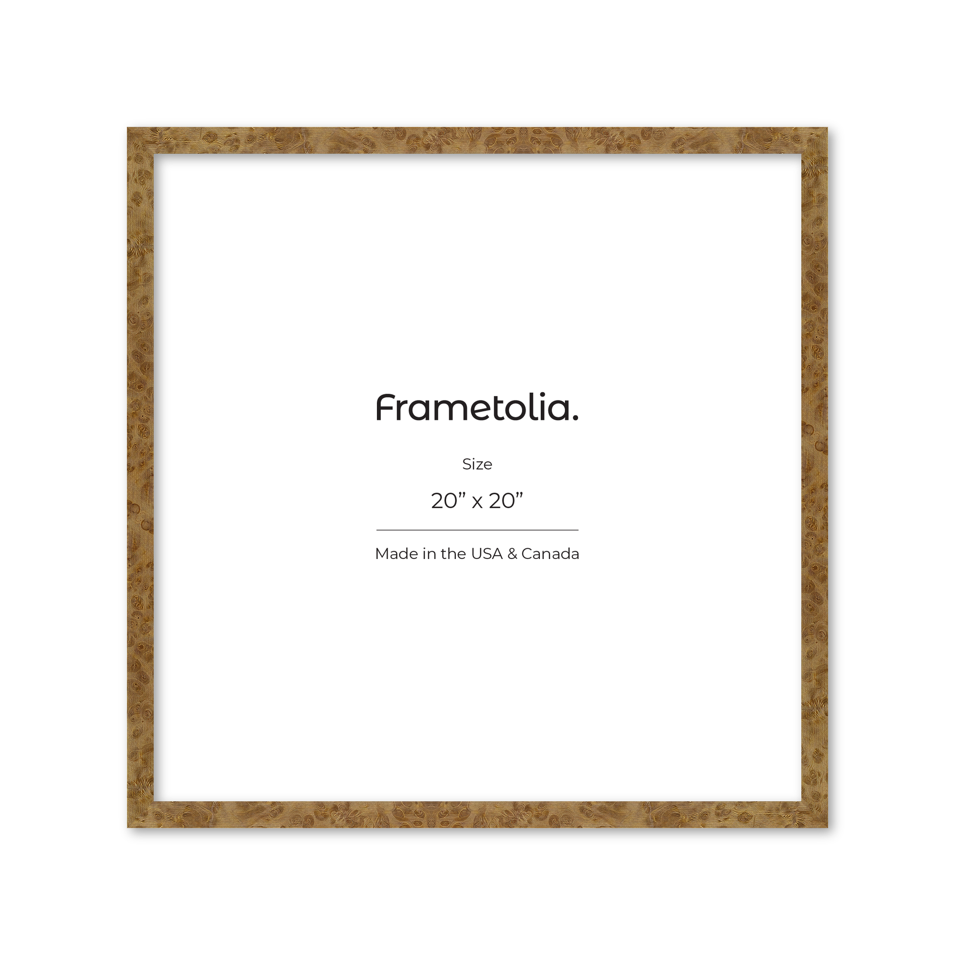20" x 20" Cream Vienna Wall Frame
