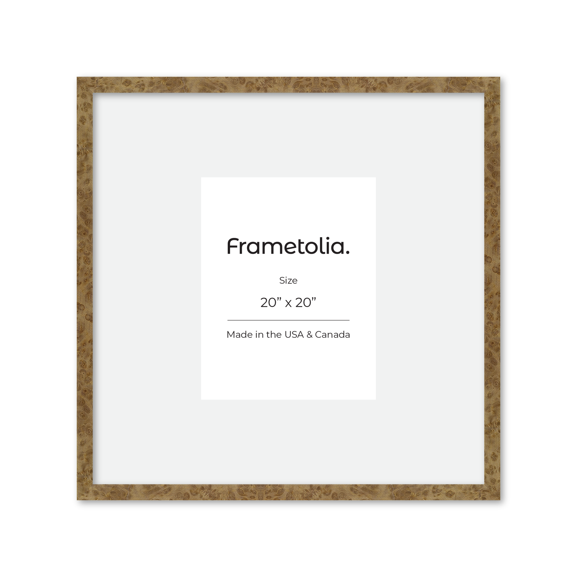 20" x 20" Cream Vienna Wall Frame