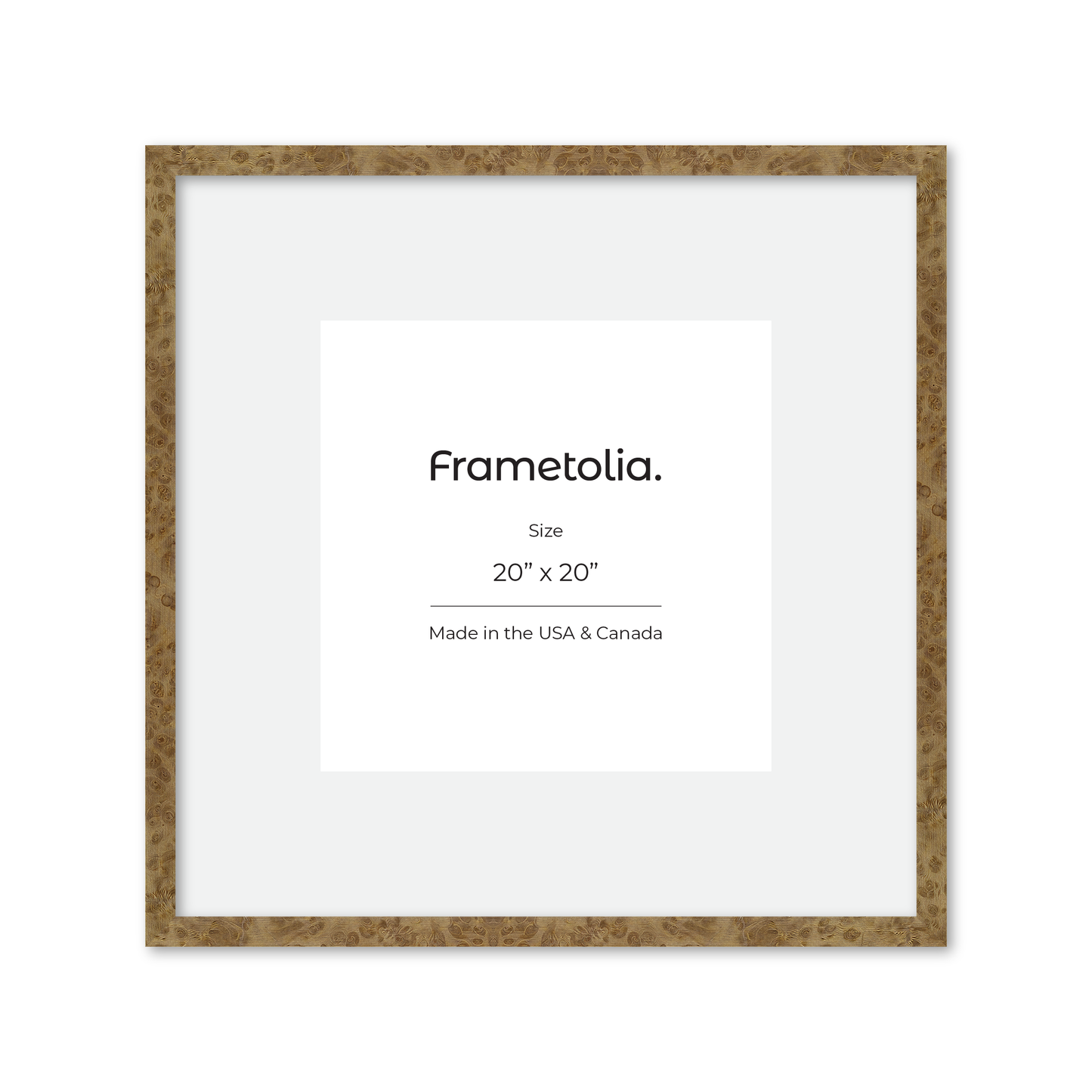 20" x 20" Cream Vienna Wall Frame