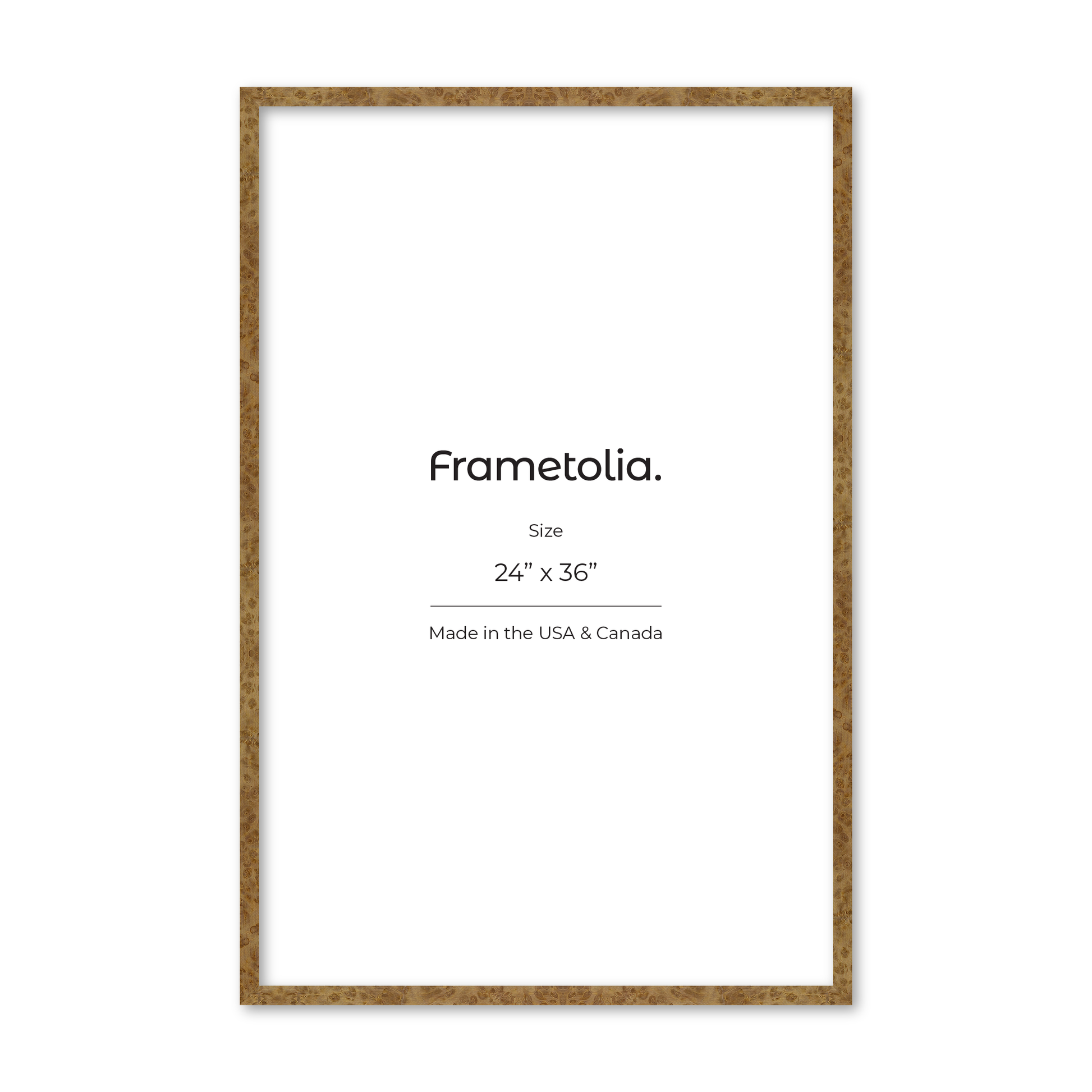 24" x 36" Cream Vienna Wall Frame
