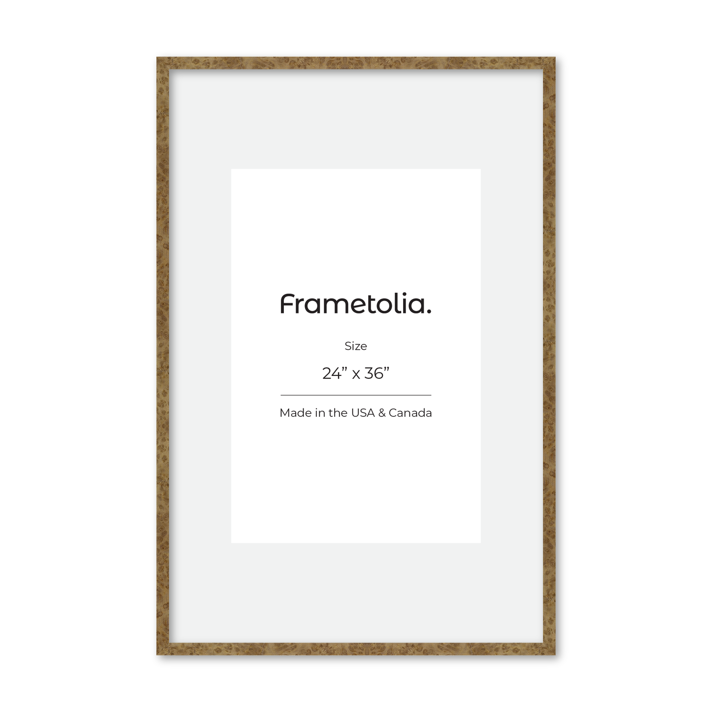24" x 36" Cream Vienna Wall Frame