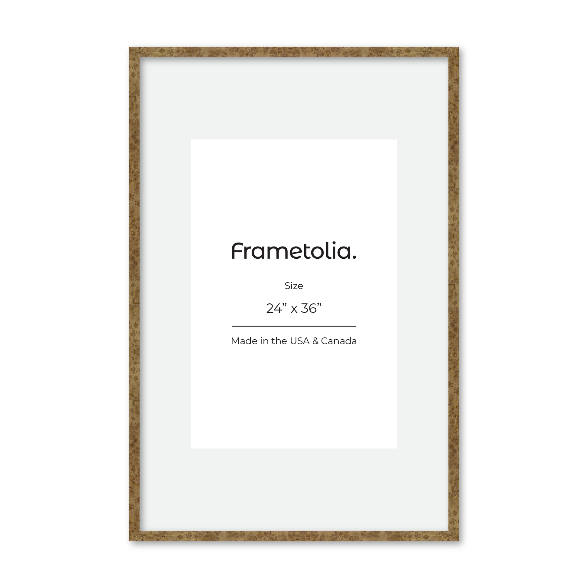 24" x 36" Cream Vienna Wall Frame