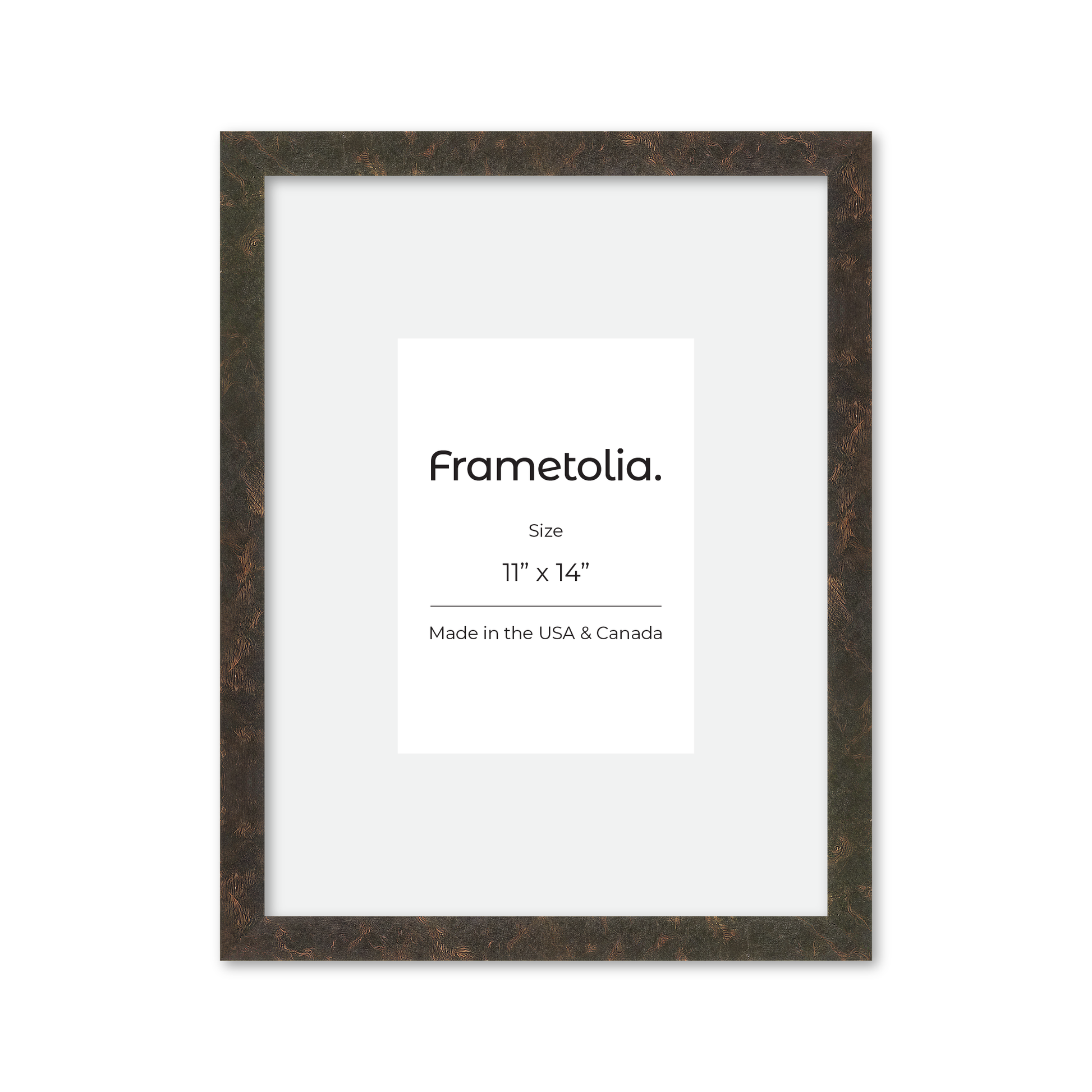11" x 14" Rich Brown Vienna Wall Frame