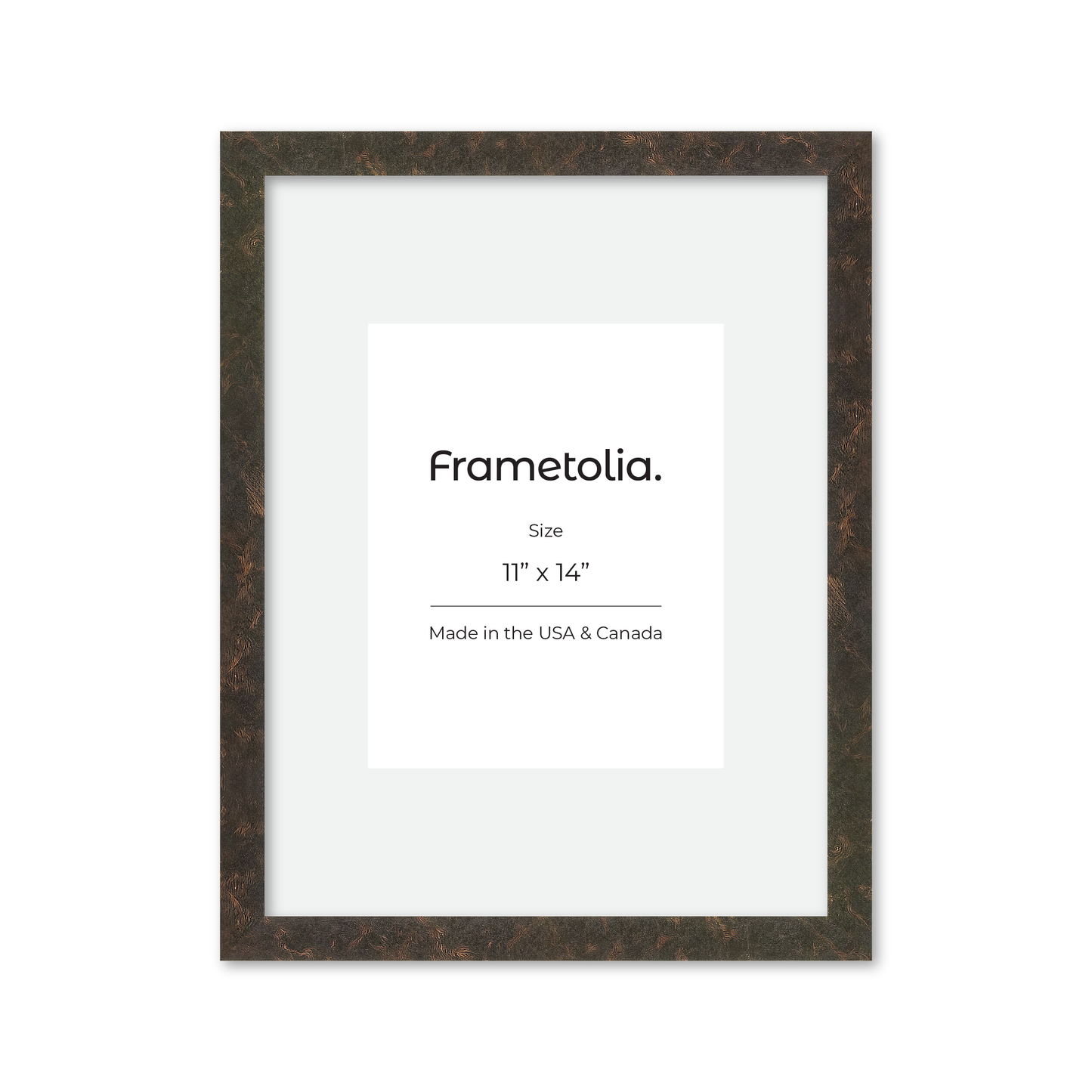 11" x 14" Rich Brown Vienna Wall Frame