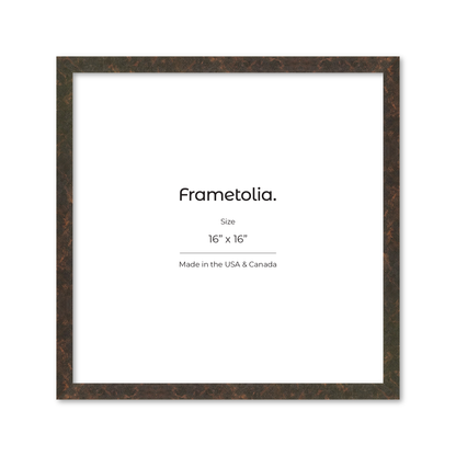 16" x 16" Rich Brown Vienna Wall Frame