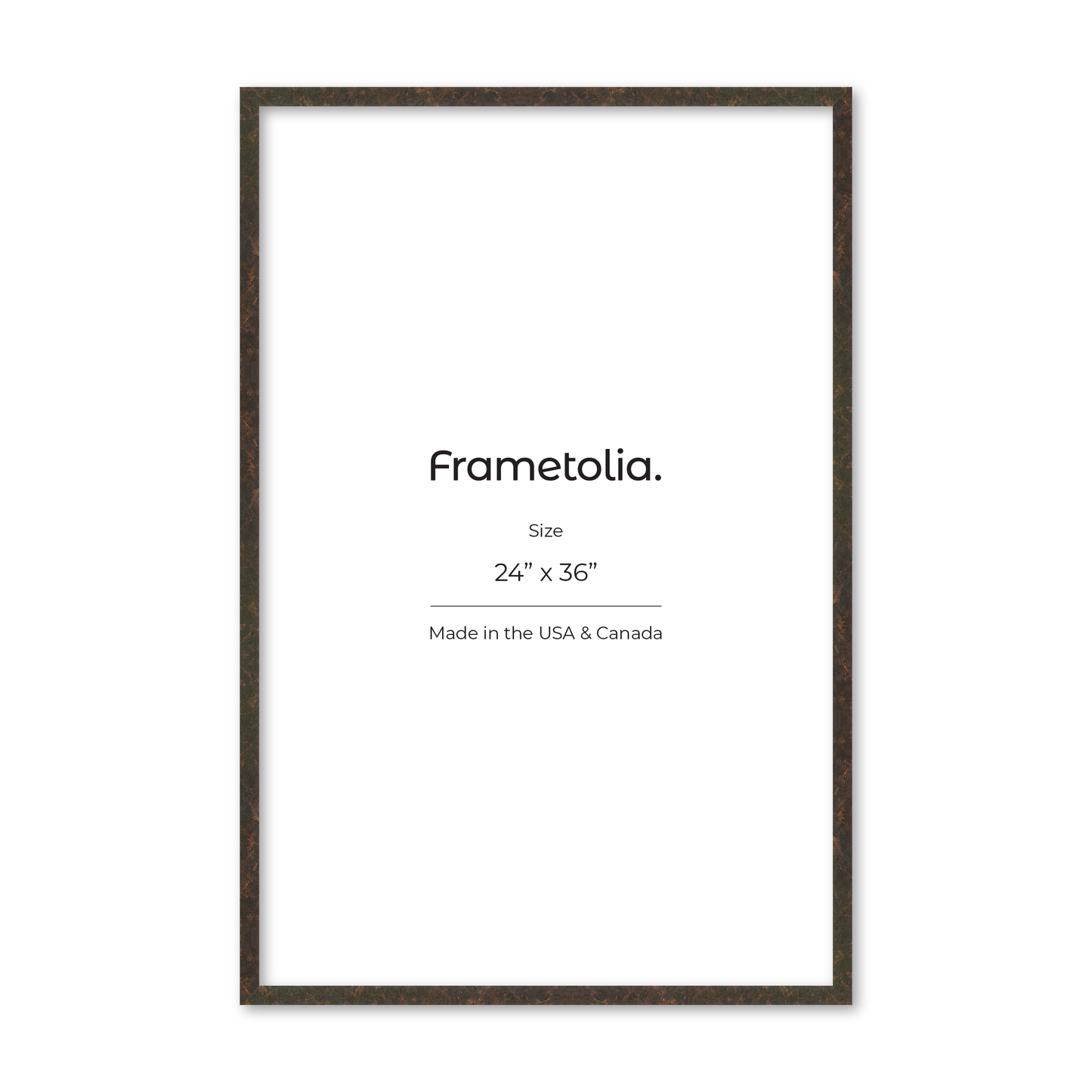24" x 36" Rich Brown Vienna Wall Frame