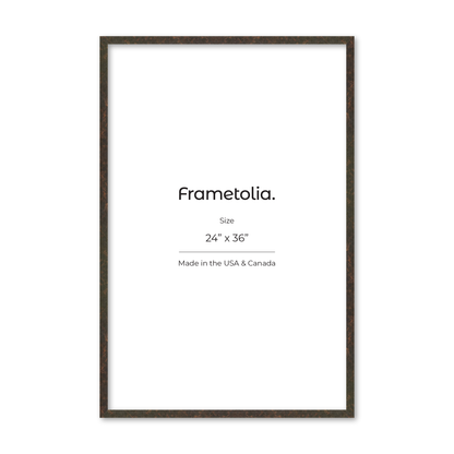 24" x 36" Rich Brown Vienna Wall Frame