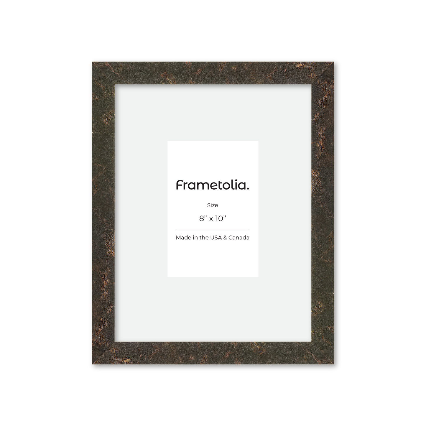 8" x 10" Rich Brown Vienna Wall Frame