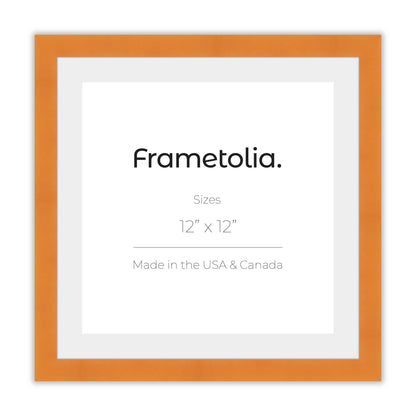 Orange Marmalade Narrow Width Wall Frame