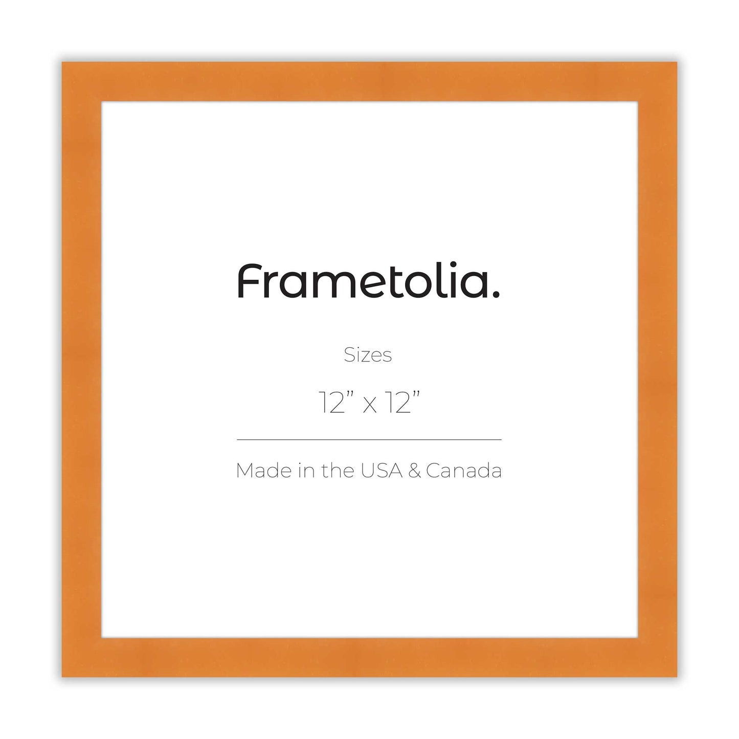 Orange Marmalade Narrow Width Wall Frame