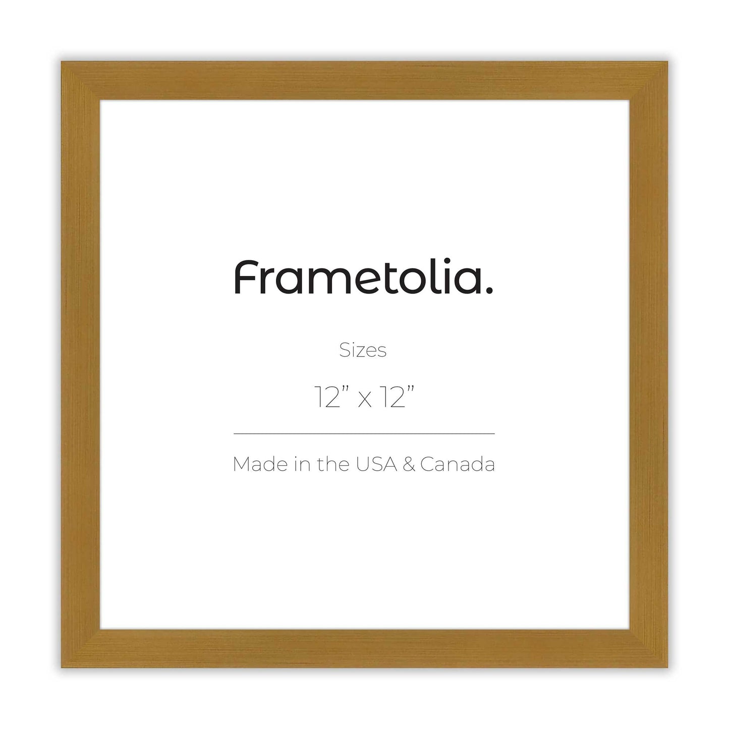 Polished Gold Frame With Custom Print