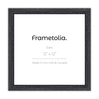 Hammered Black Medium Width Wall Frame