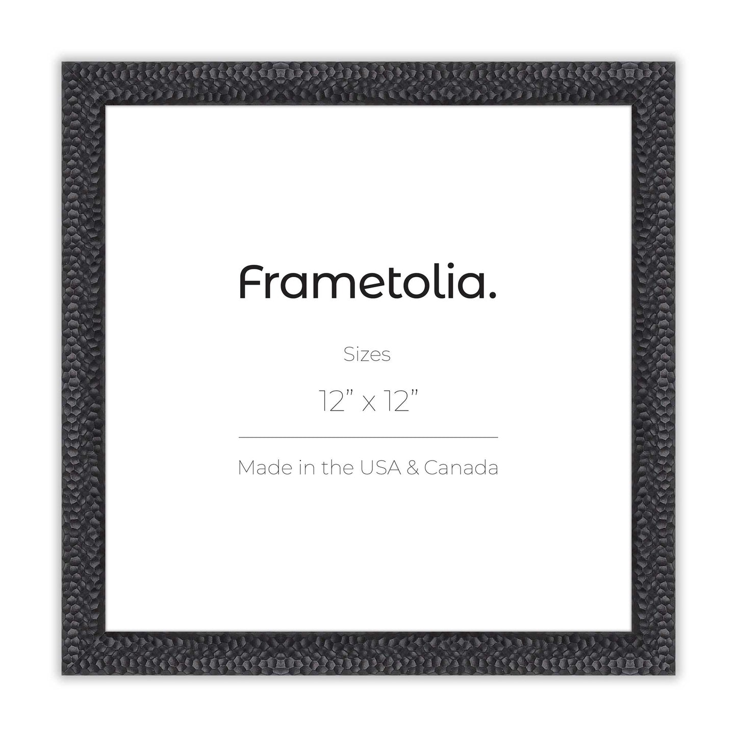 Hammered Black Frame With Custom Print