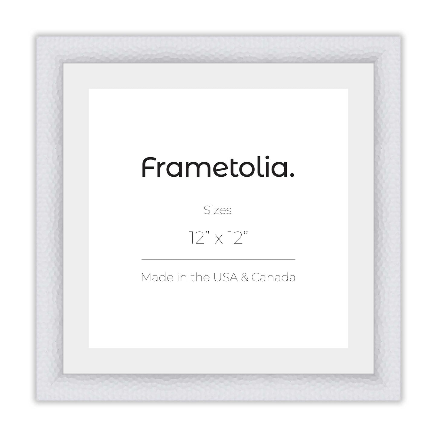 Hammered Black Frame With Custom Print