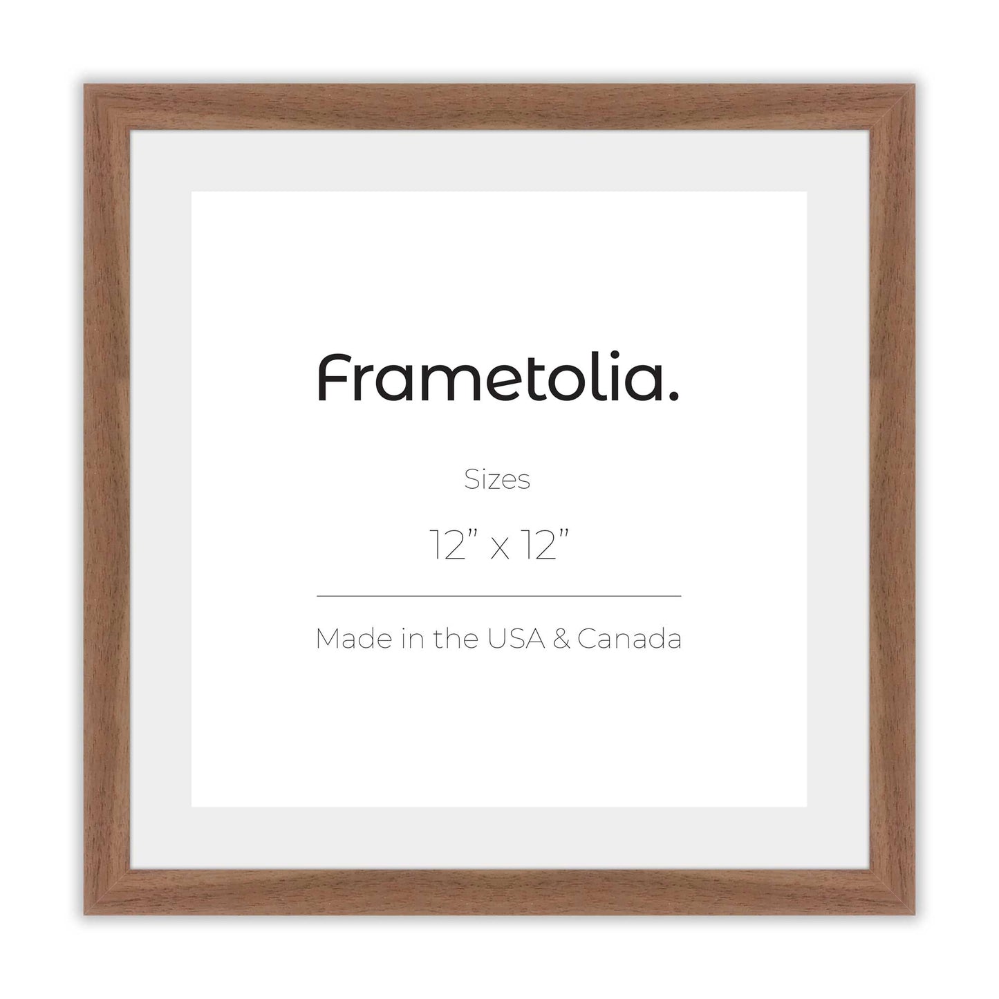 Brown Walnut Oslo Wall Frame