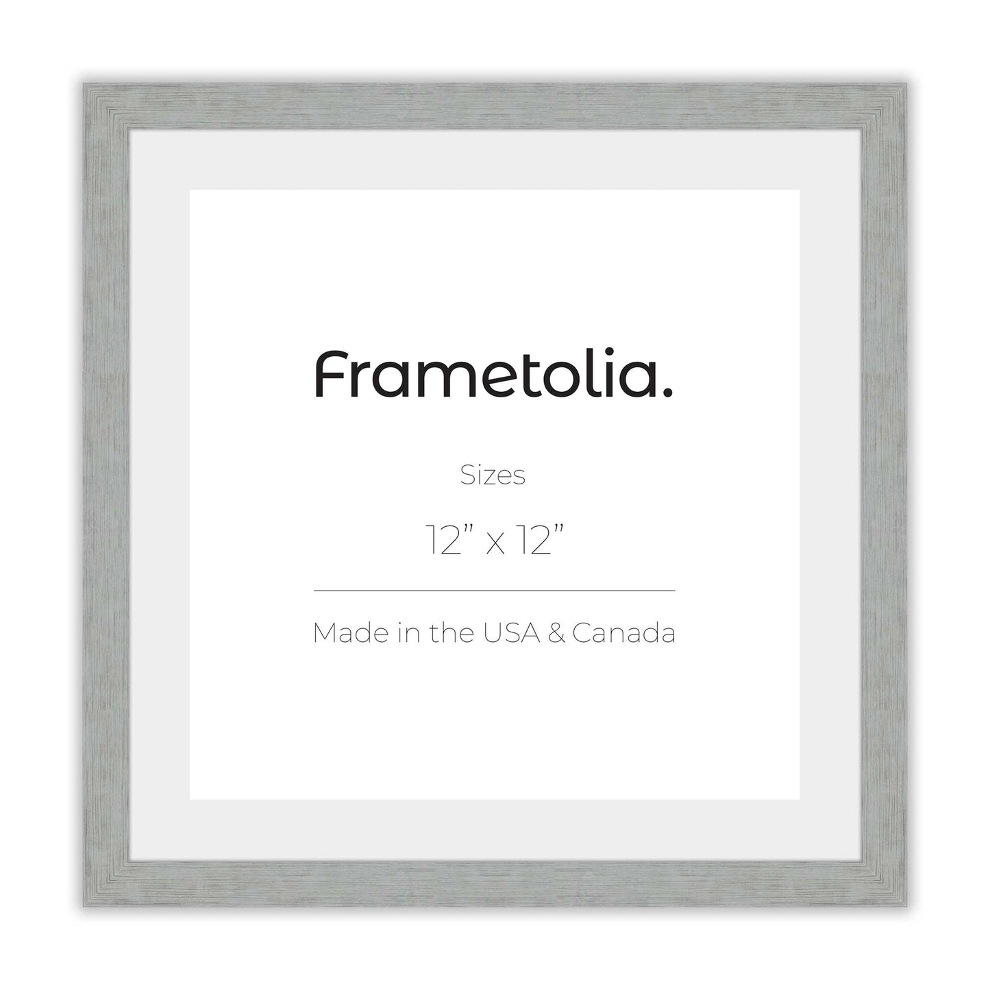 Heathered White Frame With Custom Print