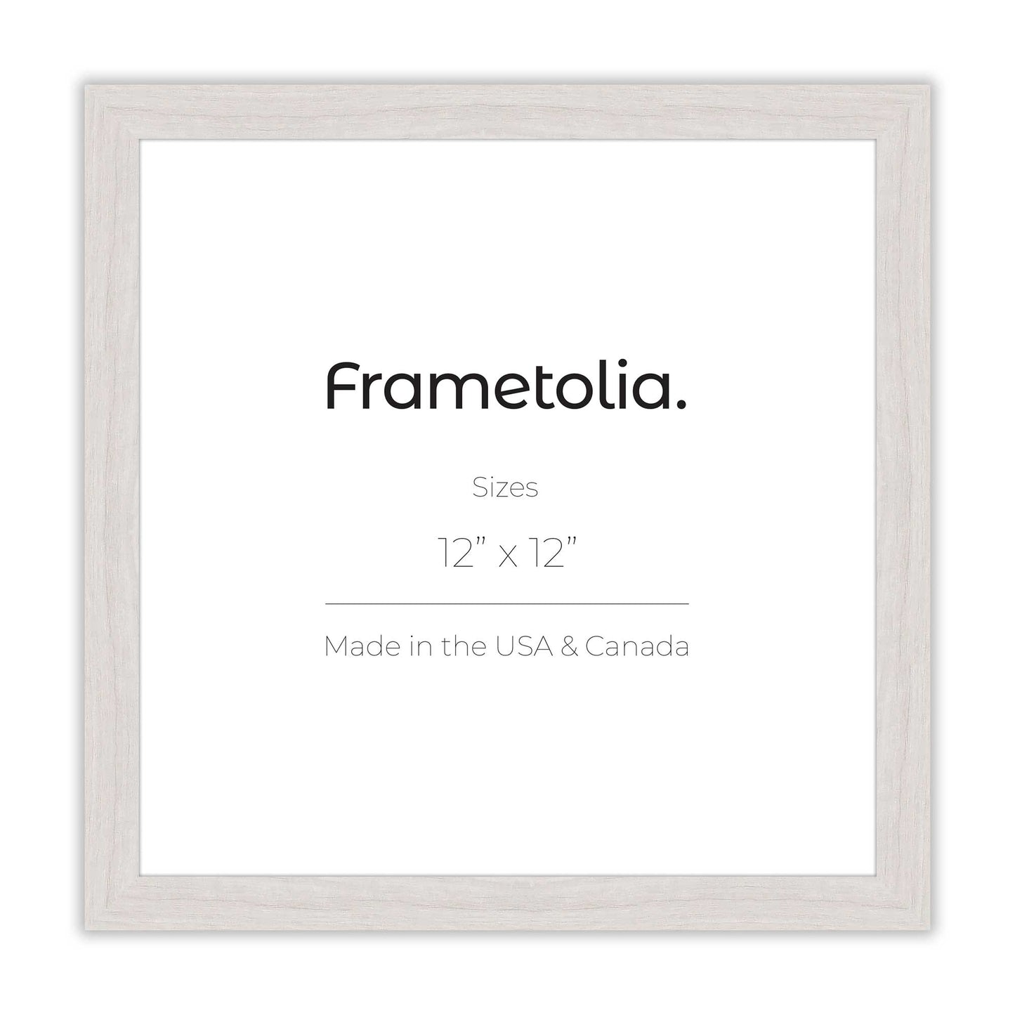 Opaque White Frame With Custom Print
