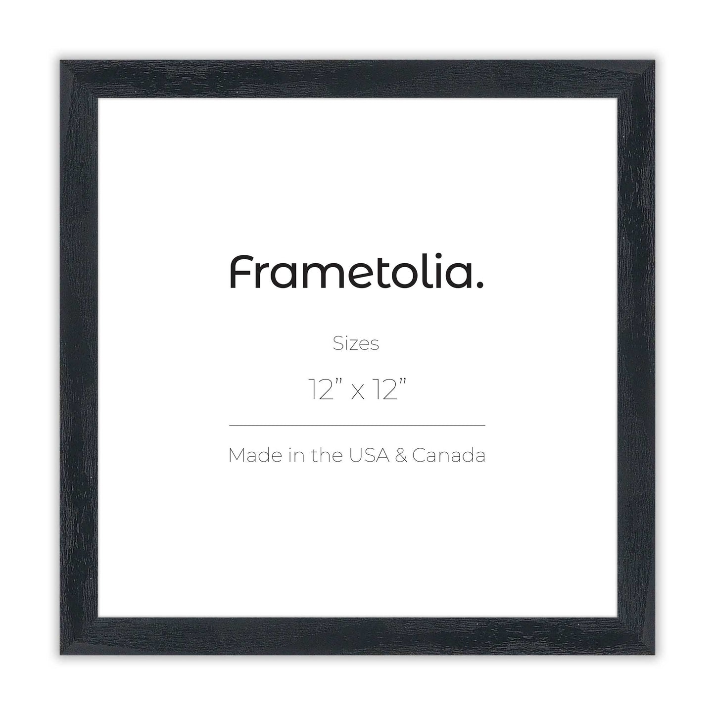 Opaque Black Frame With Custom Print