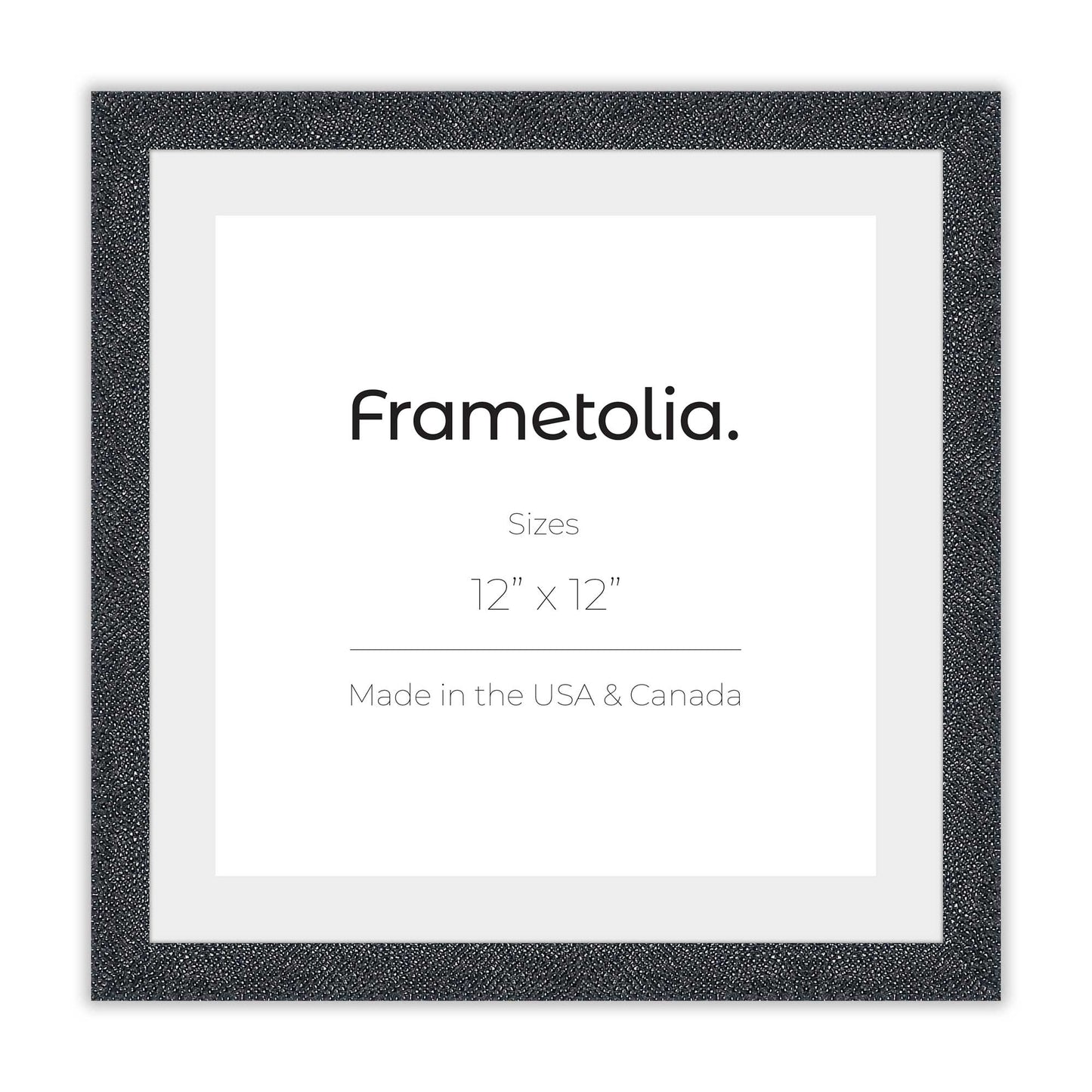 Ash Shagreen Frame With Custom Print