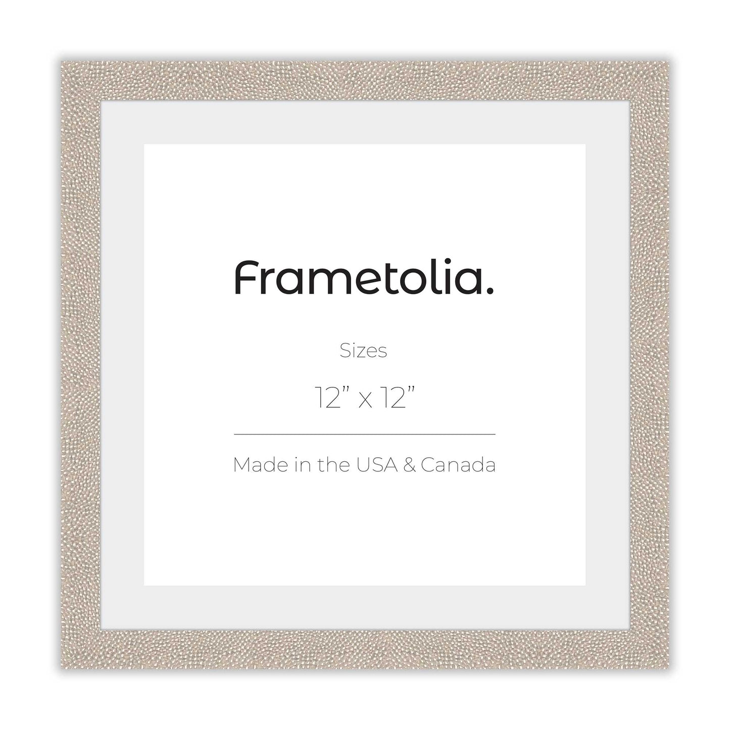 Bone Shagreen Frame With Custom Print