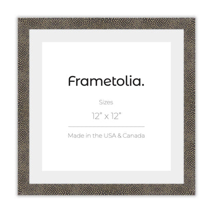 Gold Shagreen Frame With Custom Print