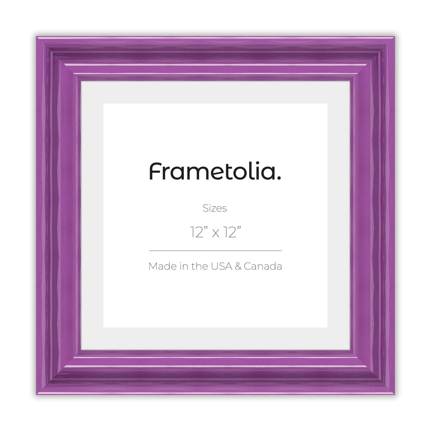 Royal Lilac Wide Width Wall Frame