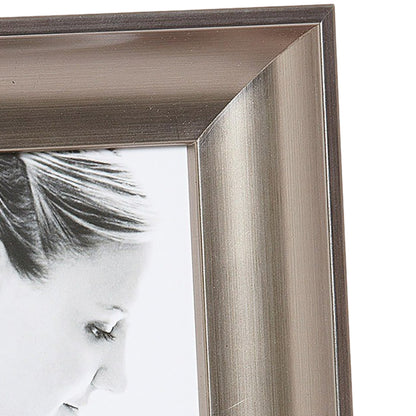 Modern Brushed Pewter Medium Width Table Top Frame