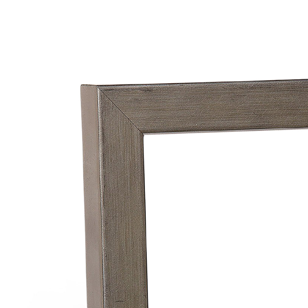 Brushed Pewter Narrow Width Table Top Frame