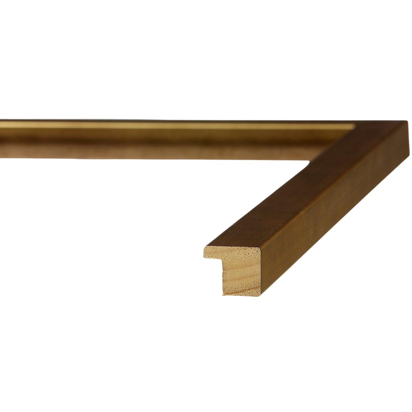 Brushed Gold Narrow Width Table Top Frame