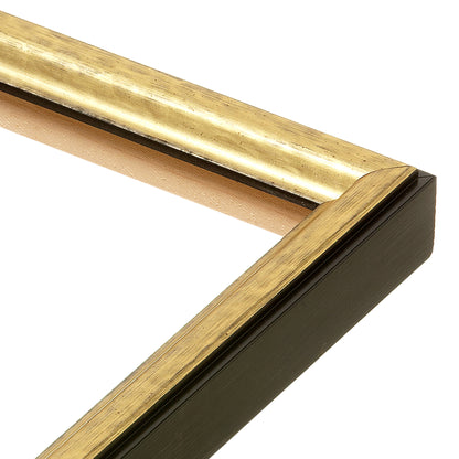 Rubbed Gold Medium Width Table Top Frame