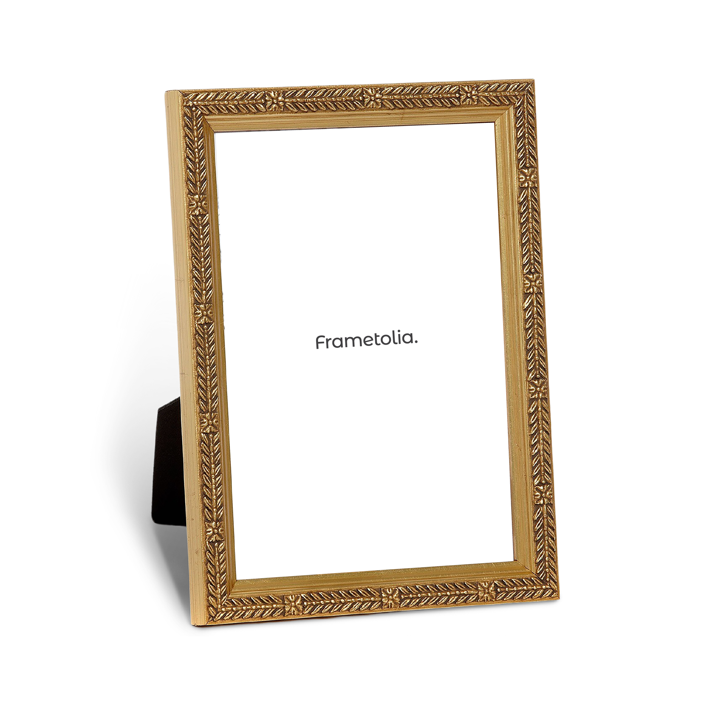 patterened gold leaf tabletop frames