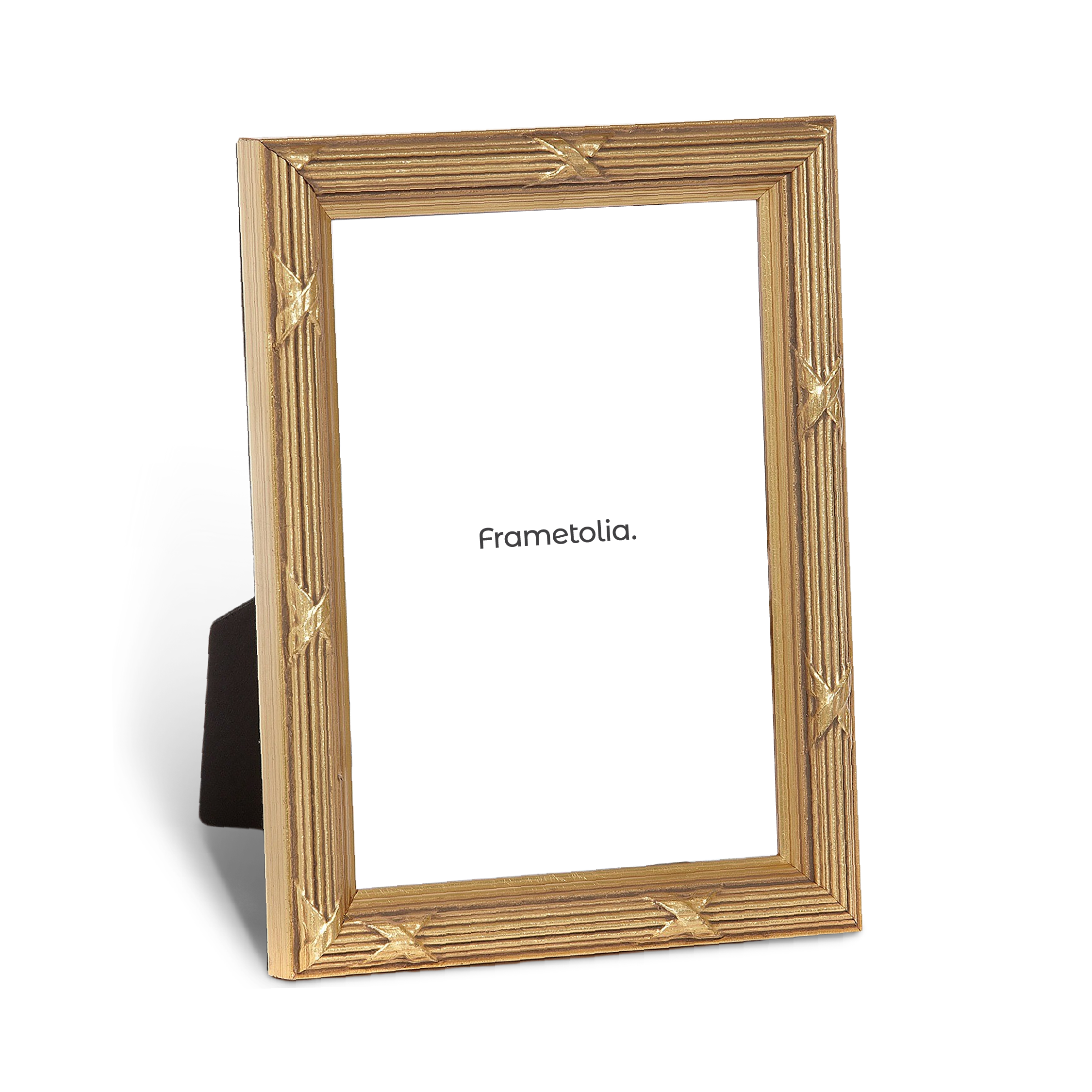 gold leaf classic narrow with tabletop frame with round profile