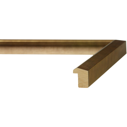 Brushed Gold Traditional Narrow Width Table Top Frame