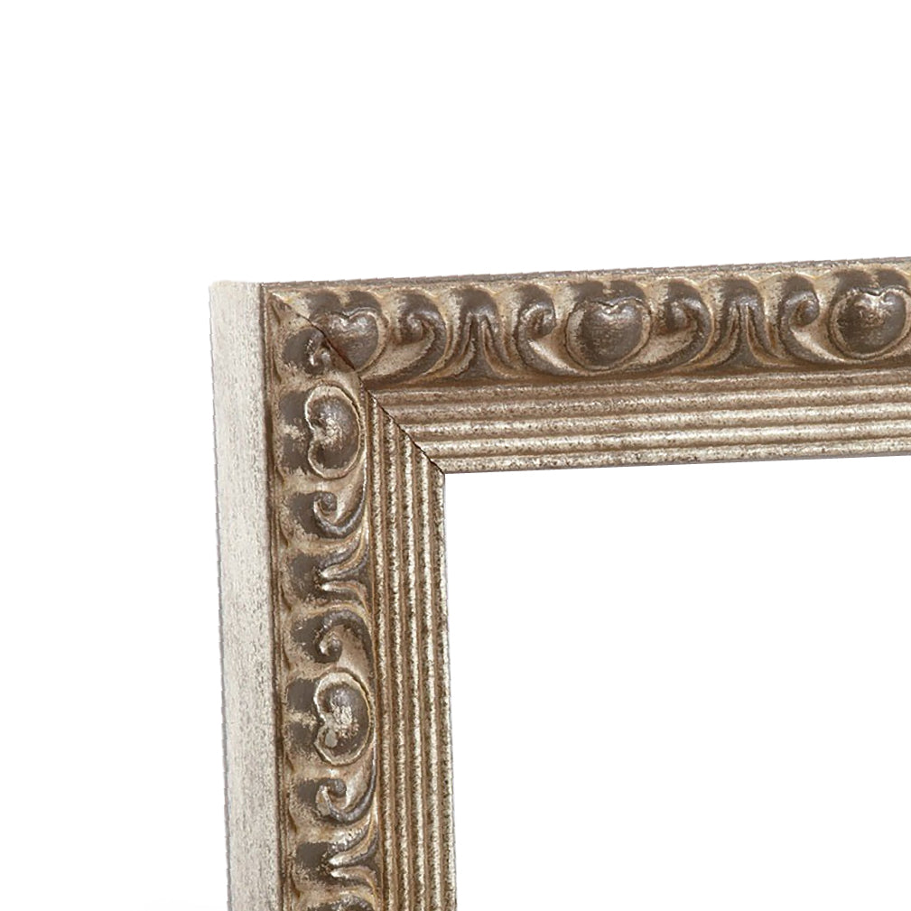 Gilded Silver Leaf Medium Width Table Top Frame