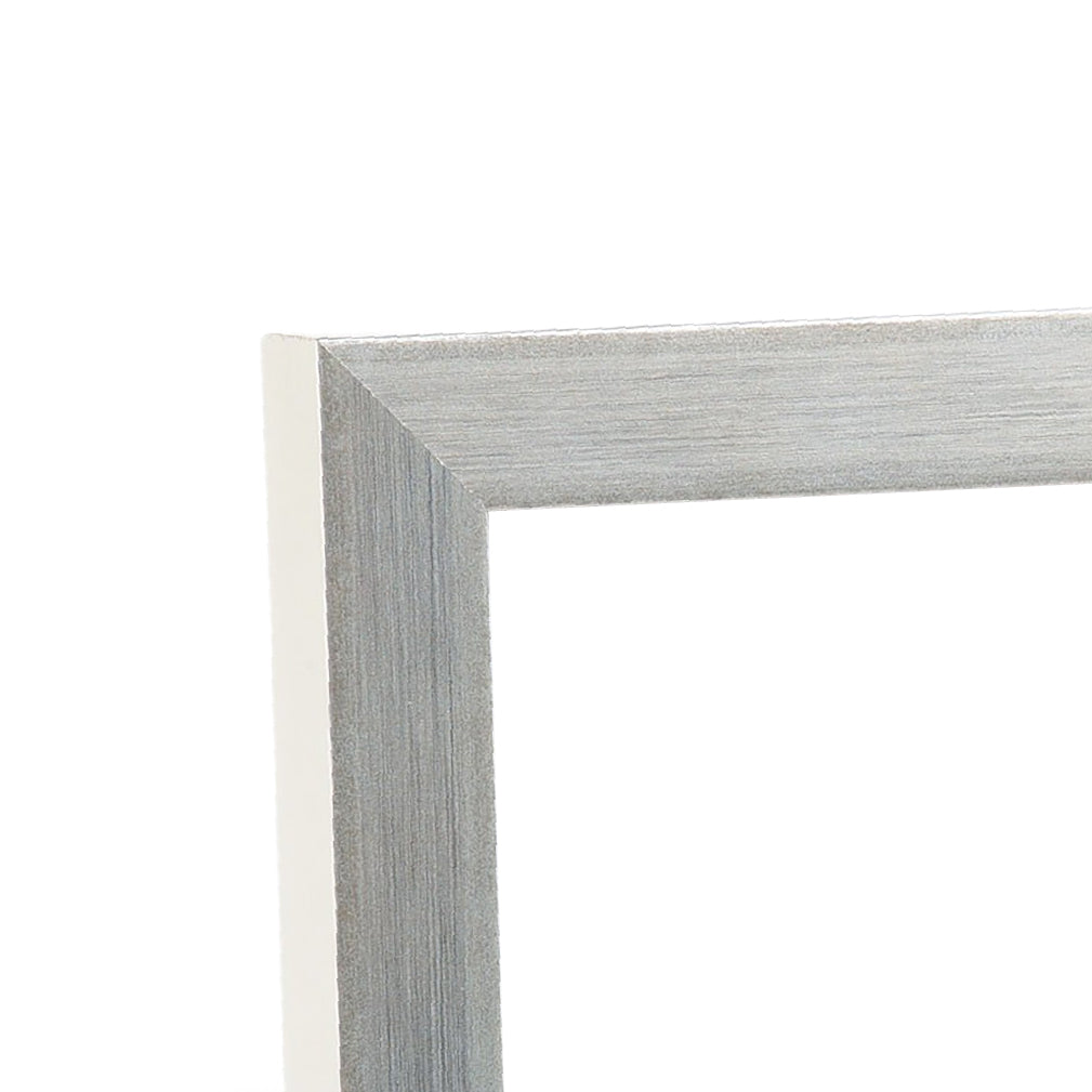 Silver & White Narrow Width Table Top Frame