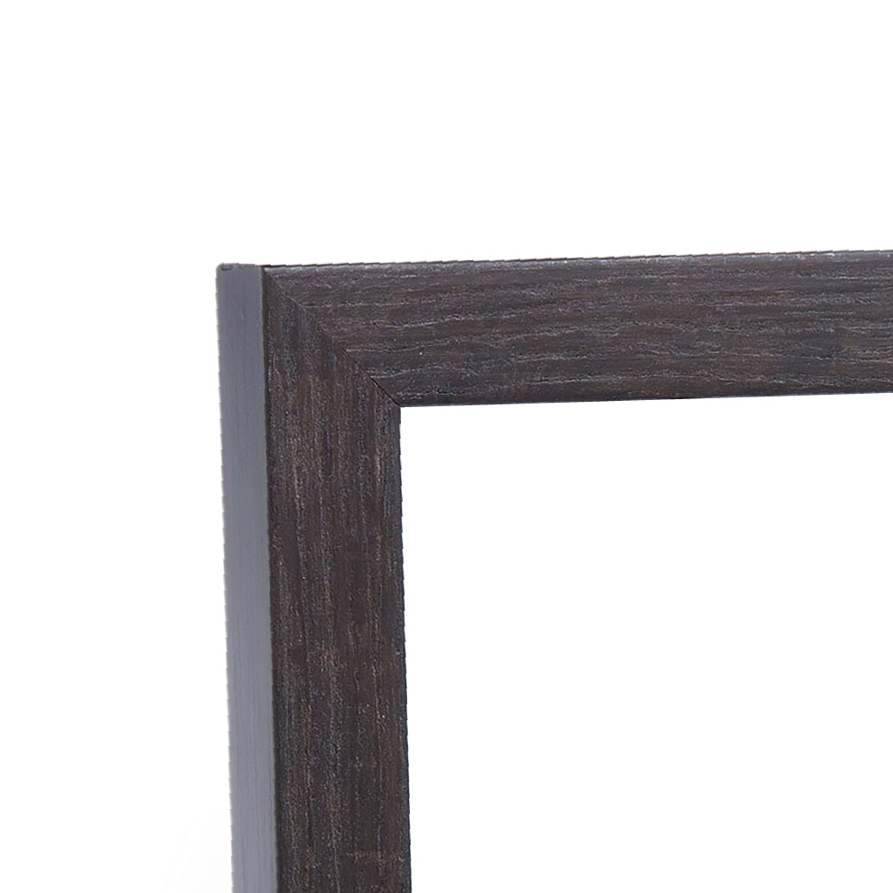 Chocolate Modern Narrow Width Table Top Frame