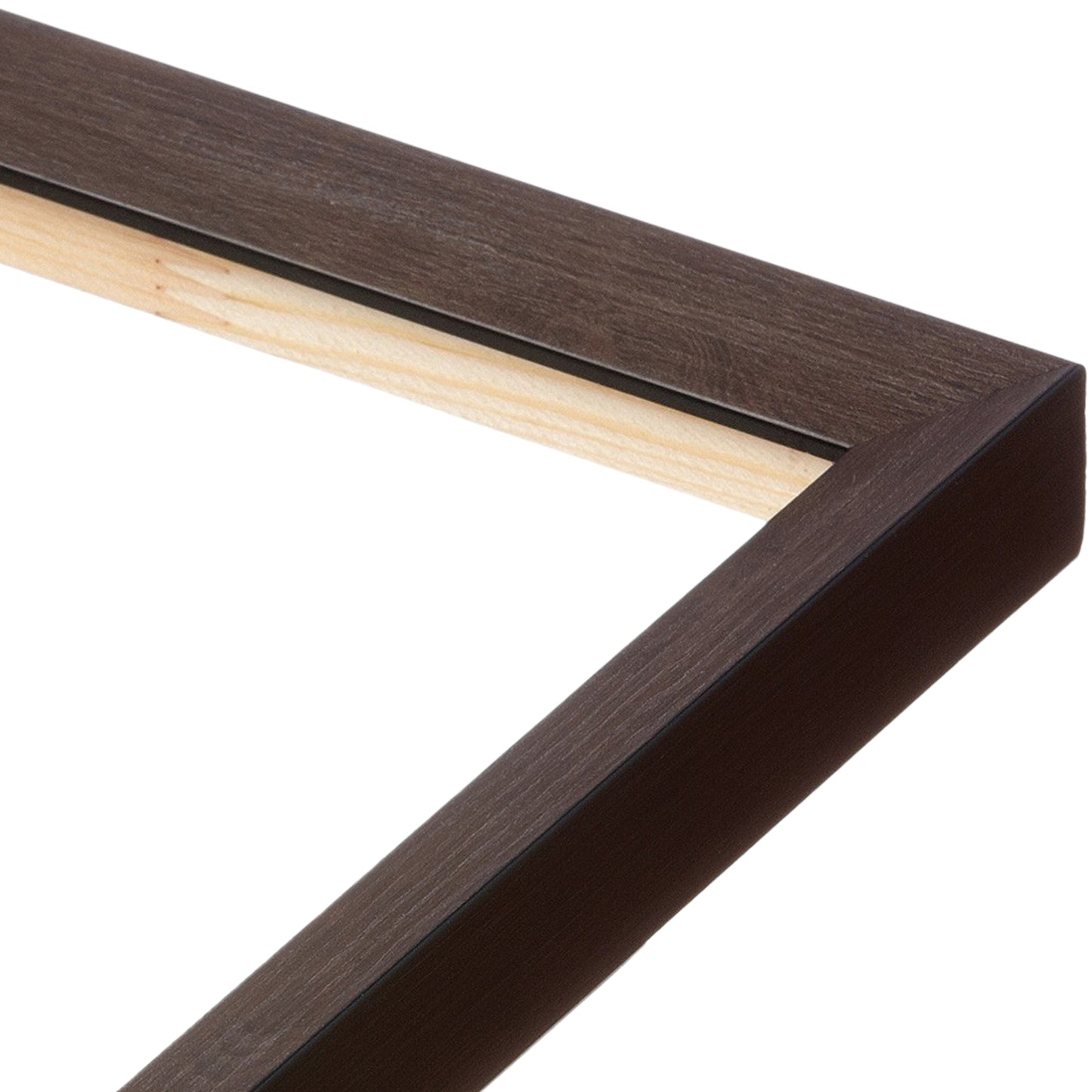 Dark Walnut Narrow Width Table Top Frame