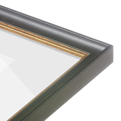 corner of the Cocoa & Gold FAMILY Wall Frame
