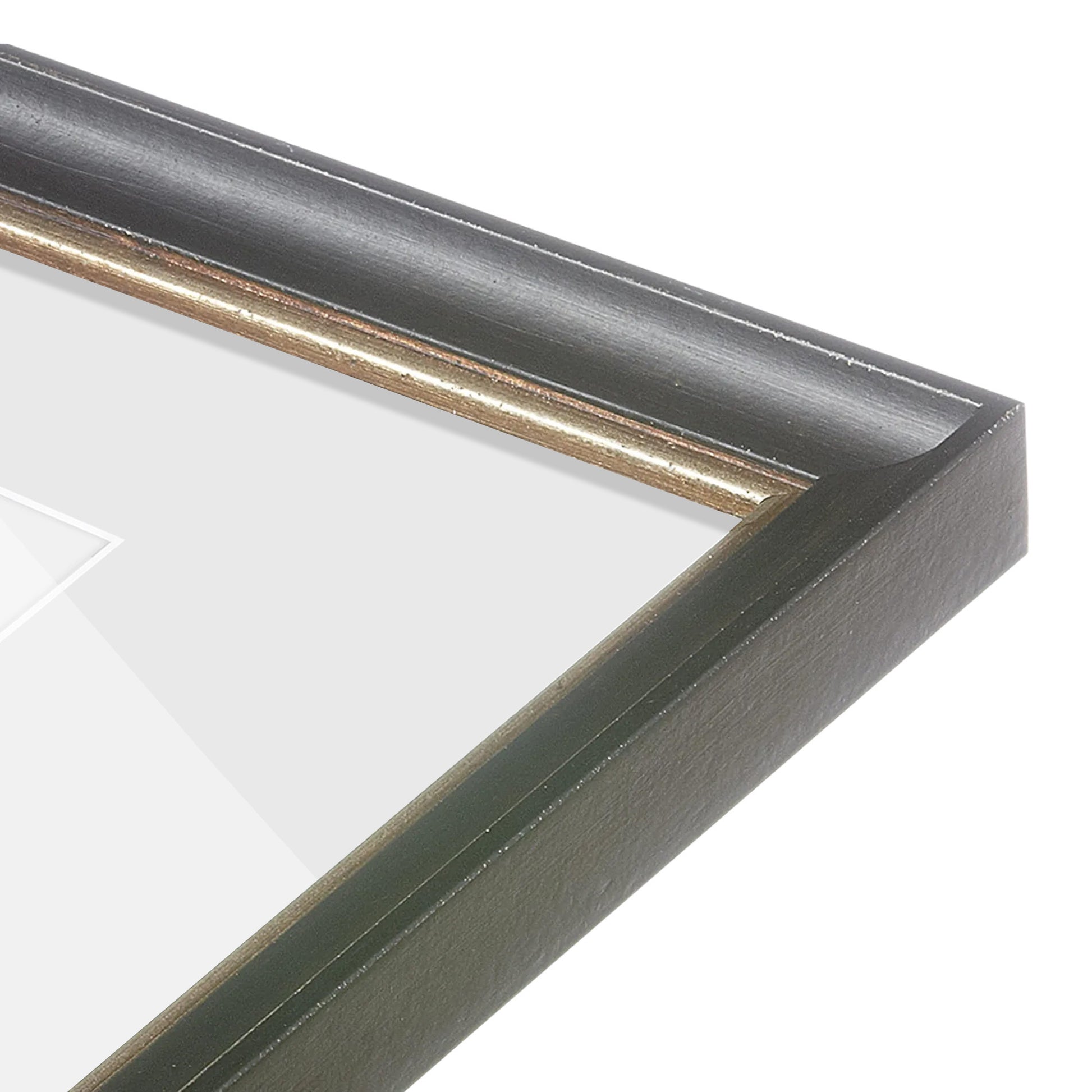 corner of the Cocoa & Silver FAMILY Wall Frame