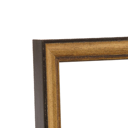 Antique Black & Gold Medium Width Table Top Frame