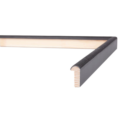 Pointed Black Narrow Width Table Top Frame