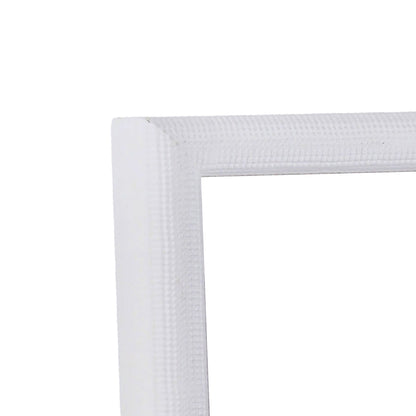 Pointed White Narrow Width Table Top Frame