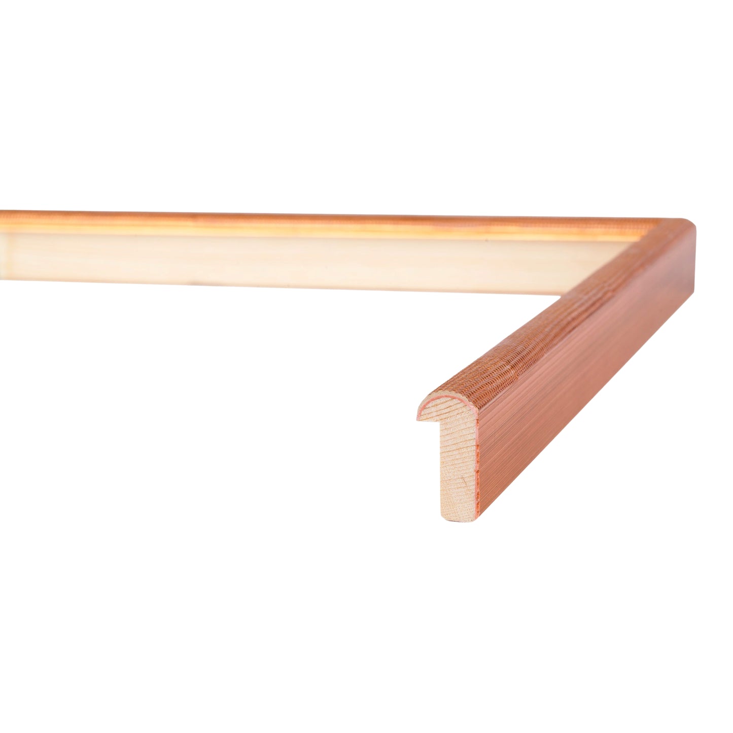 Pointed Copper Narrow Width Table Top Frame
